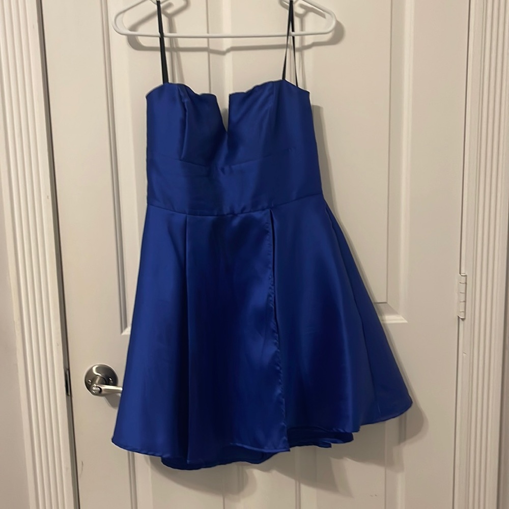 Blue dress